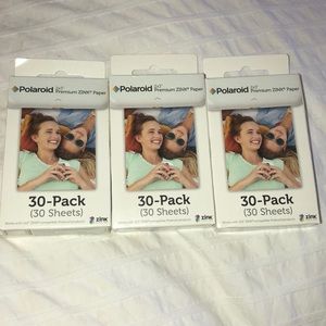 Polaroid ZINK paper 3x30 packs